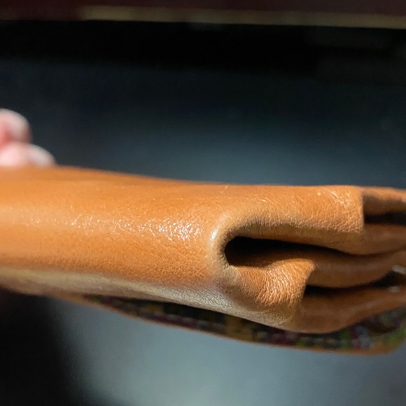 Vintage Latico Tan Leather multi compartment long wallet - Picture 14 of 16